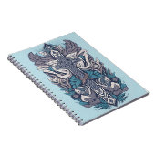 cross tattoo flower 25 notizblock (Rechte Seite)