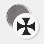 Cross Templar Magnet (Vorderseite/Rückseite)