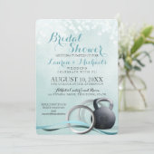 Cross Trainer Brautparty Einladung (Stehend Vorderseite)