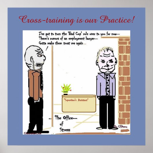 Cross Training auf dem Job! Poster (Vorne)