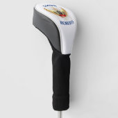 Cross und Angel Wings Golf Head Cover Headcover (angewinkelt)