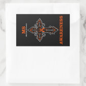 Cross/Warrior...MS Rechteckiger Aufkleber (Tasche)