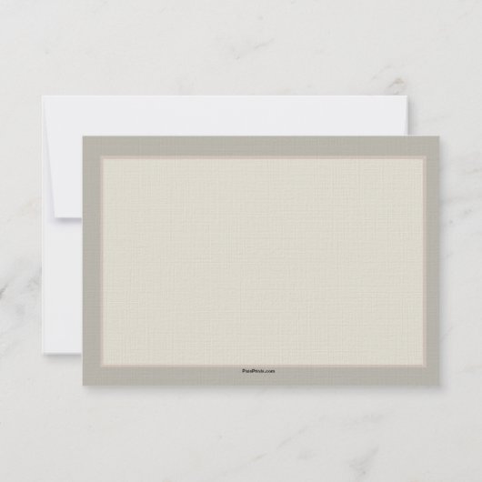 Cross Watermark Religious Response Card Einladung (Rückseite)