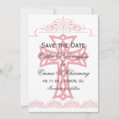 Cross Wedding Save the Date Cards (Vorderseite)