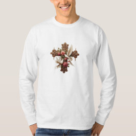 Cross with Doves - Christian Faith Inspirational D T-Shirt