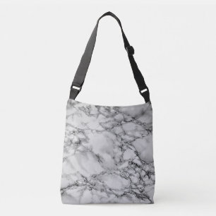 Crossbody Bag aus weißem Marmor Tragetaschen Mit Langen Trägern