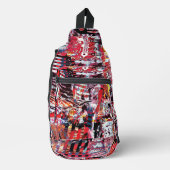 Crossbody Bag – Fragmented Pulse (Vorderseite)