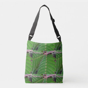 Crossbody Bag mit elegantem grünem Leaf Tragetaschen Mit Langen Trägern
