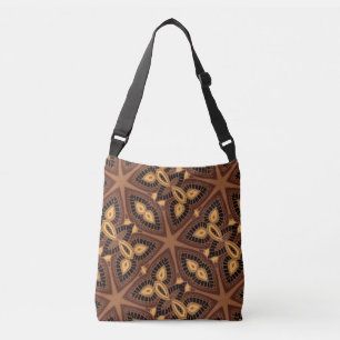 Crossbody Bag mit geometrischem Stammmuster Tragetaschen Mit Langen Trägern