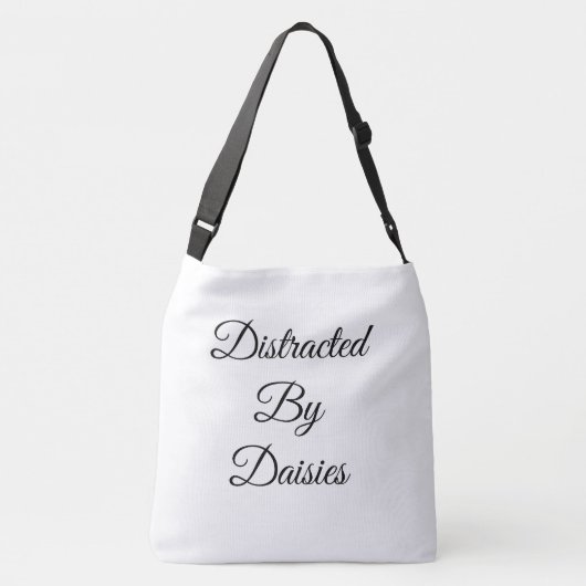 Crossbody Daisy Tote Bag Tragetaschen Mit Langen Trägern (Rückseite)