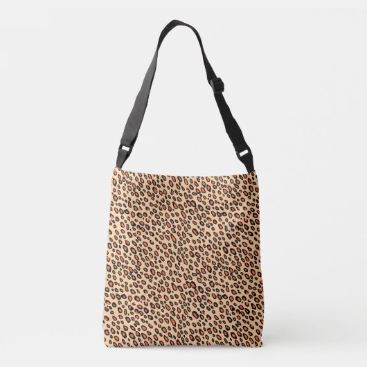 crossbody Tasche der Leopard-Rosen (Rückseite)