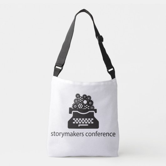 Crossbody Tasche mit schwarzem Logo (Vorderseite)