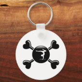Crossbones Gymnastik Schlüsselanhänger (Vorderseite)