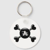 Crossbones Hurdling Schlüsselanhänger (Vorderseite)