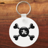 Crossbones Hurdling Schlüsselanhänger (Vorderseite)