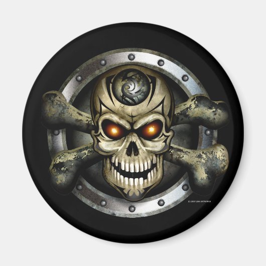 Crossbones Magnet (Vorne)