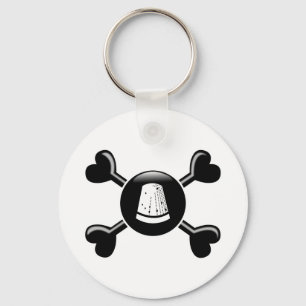 Crossbones Nähen Schlüsselanhänger