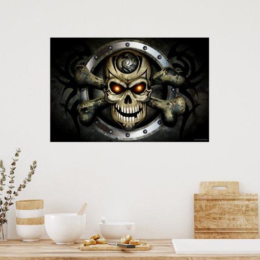 CROSSBONES Poster (Küche)