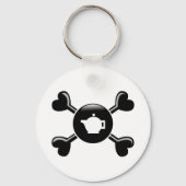 Crossbones Tea Schlüsselanhänger (Vorderseite)