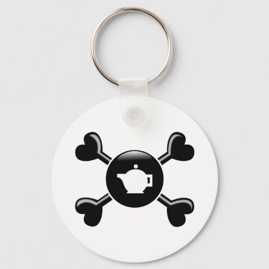 Crossbones Tea Schlüsselanhänger (Vorderseite)