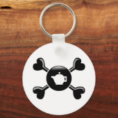 Crossbones Tea Schlüsselanhänger (Vorderseite)