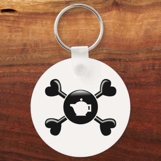 Crossbones Tea Schlüsselanhänger (Vorderseite)