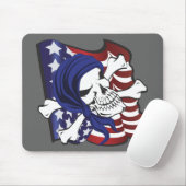 Crossbones USA Mousepad (Mit Mouse)