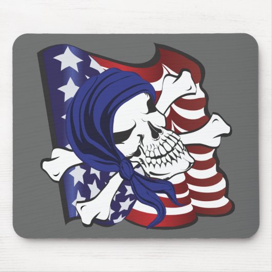 Crossbones USA Mousepad (Vorne)