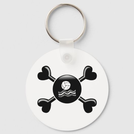 Crossbones Water Polo Schlüsselanhänger (Vorderseite)