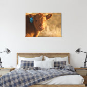 Crossbred Calf Leinwanddruck (Insitu (Schlafzimmer))