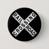 Crossbuck Button (Vorderseite)