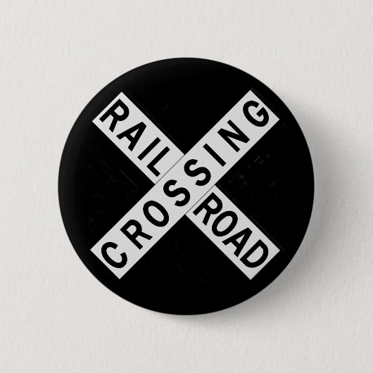 Crossbuck Button (Vorderseite)