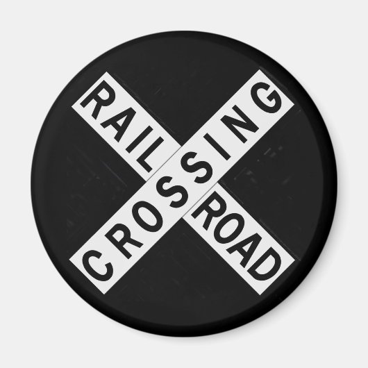 Crossbuck Magnet (Vorne)