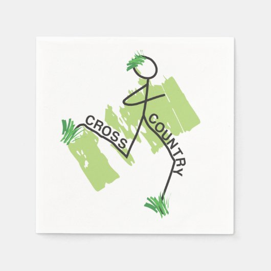 CrossCountry Grass Runner Paper Napkins Serviette (Vorderseite)