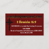 crossdempowerment.com Visitenkarte (Vorderseite)