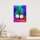 CROSSED BANJOS-POSTER POSTER (Küche)