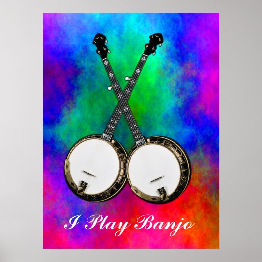 CROSSED BANJOS-POSTER POSTER (Vorne)