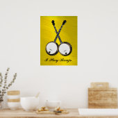 CROSSED BANJOS-POSTER POSTER (Küche)