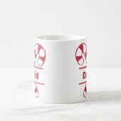 Crossed Candy Canes Weihnachten Kaffeetasse (Mittel)