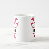 Crossed Candy Canes Weihnachten Kaffeetasse (Mittel)