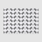 Crossed Checkered Flags Seidenpapier (Vorderseite)