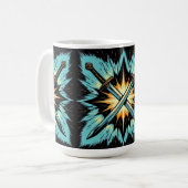 Crossed Fantasy Arrows with Glowing Energy – Dynam Kaffeetasse (Vorderseite Links)