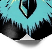 Crossed Fantasy Arrows with Glowing Energy – Dynam Poster (Ecke)