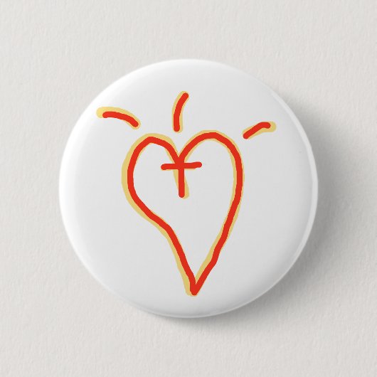 Crossed Heart Button (Vorderseite)