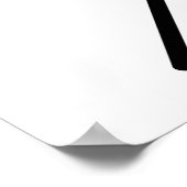 Crossed Lacrosse Sticks Poster (Ecke)