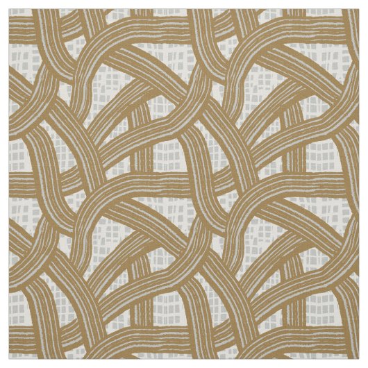 crossed lines maximalist texture soft brown blue stoff (Muster)