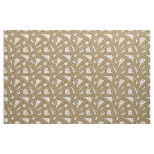 crossed lines maximalist texture soft brown blue stoff (Fat Quarter (45,7 x 55,9 cm))