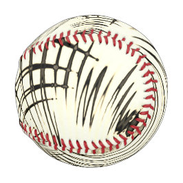 Crossed-nut-braune oder khaki gebogene Spuren in B Baseball