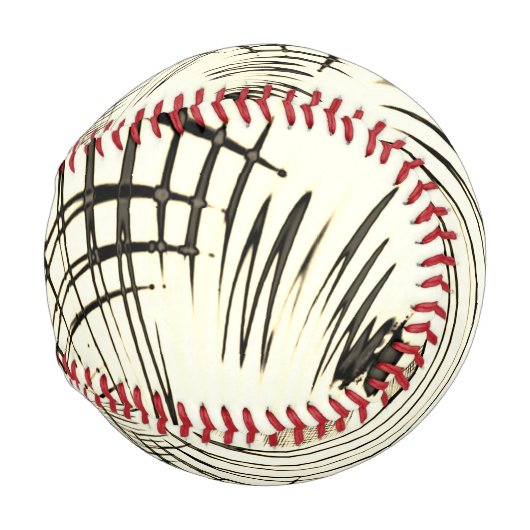 Crossed-nut-braune oder khaki gebogene Spuren in B Baseball (Vorne Rechts)