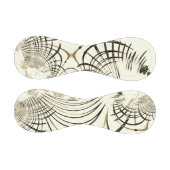 Crossed-nut-braune oder khaki gebogene Spuren in B Baseball (Paneele)